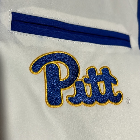 Pitt Panthers NCAA bowling button up dress shirt, men’s large - Picture 2 of 5